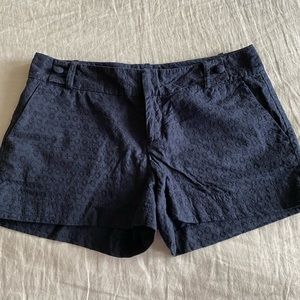 Banana Republic True Navy Eyelet Shorts